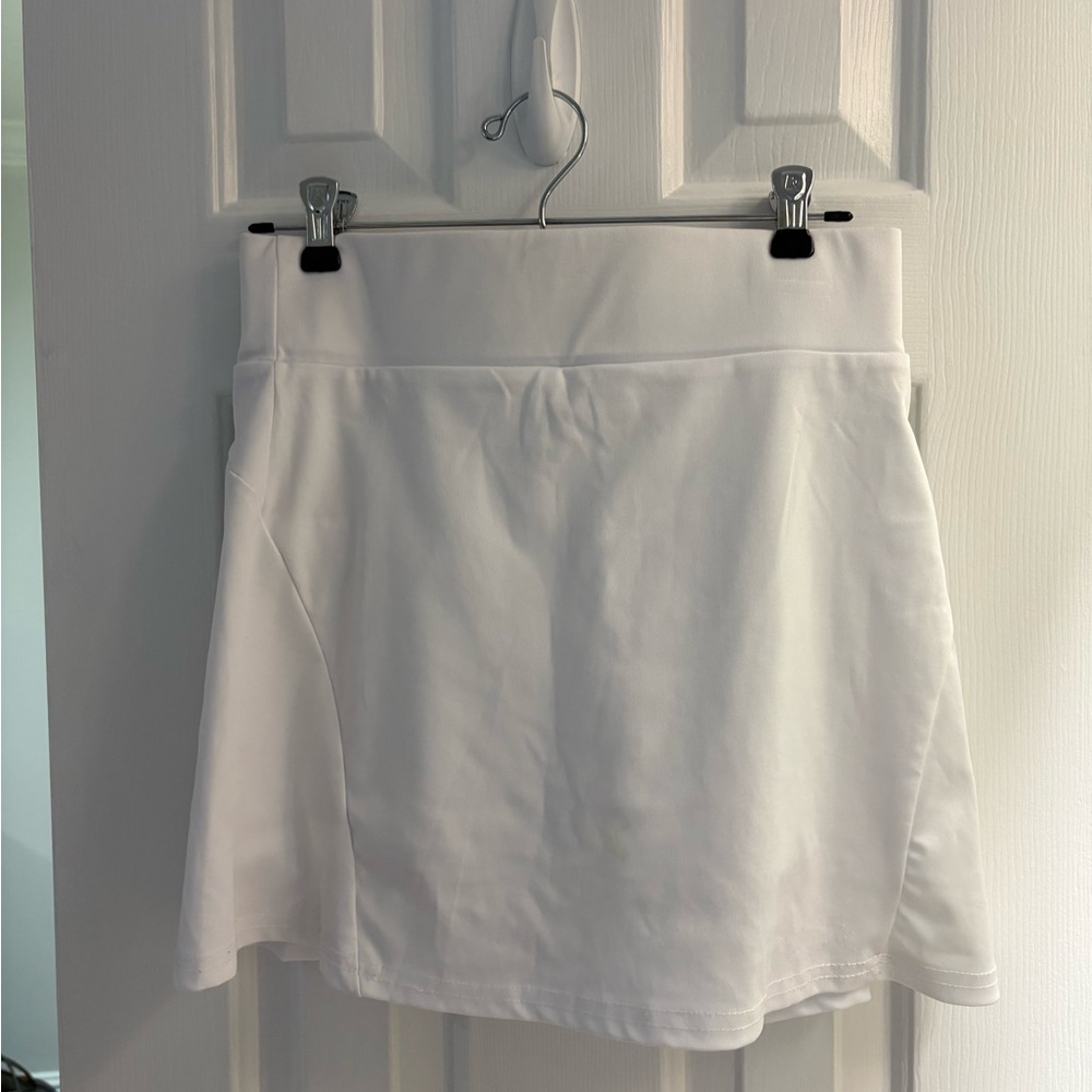 White Athletic Skirt